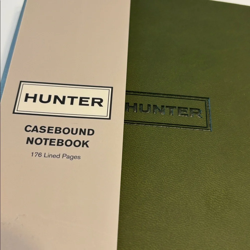 Hunter Green Casebound Notebook with Elastic Closure